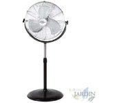 SUINGA Ventilador de Pie Industrial Orbegozo, 3 Velocidades, 155W, Negro y Plata | Ventilador Industrial | Aire Fresco