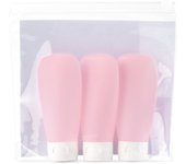 3Pcs/Set Refillable Bottle 30/60/100ml Travel Refillable Bottle Kit Portable Essence Shampoo Liquid Cosmetics Squeeze Bottles