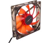 UNYKAch Ventilador Ordenador 120 mm UN PAQUETE DE 6 UNIDADES , 51792, Rojo Básico PC, 1200 RPM, 3 Pines, 9 Aspas, Silencioso