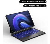Magic Keyboard for Xiaomi Pad 6 Pro 11 2023 Mipad 6 Mipad6 Russian Korean Spanish AZERT German Hebrew Arabic Magic Keyboard Case