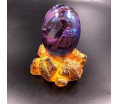 Lava Dragon Egg Resin Statue Ornament Room decoration Dinosaur Eggs Collection Kid Gift Sculpture Crystal Gemstone Souvenir Home