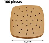 Air Fryer Paper Disposable Steamer Liners Kitchen Bakeware Papers Baking Non-Stick Steaming Mat Oil-absorbing Paper for Fryer