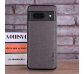 Luxury Textile Leather Case for Google Pixel 8 Pro 7 7A 6 6A 5 5A 4 XL 4A 5G Soft TPU with Hard PC 3in1 material Phone Cover