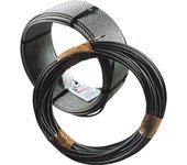 Cable Acero Galvanizado Flexible 6x7+1 4mm 100m para Bricolaje, Agricultura y Decoración