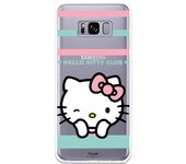 Funda original compatible con Samsung Galaxy S8 - Hello Kitty club guiño