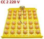 36 Quail Eggs Tray Incubator Turner Automatically Egg Plates Turn Eggs Poultry Incubation Equipment for Chicks Ducks Bird