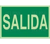 Señal 996 plástico 297x210 salida lum. salida (letra)