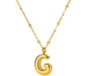 Initial Letter Necklace For Women Waterproof Gold Color Alphabet Necklaces 2024 Trend Stainless Steel Jewelry Freeshipping Items