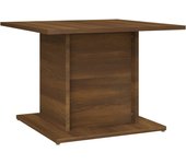 vidaXL Mesa de centro madera de ingeniería 55,5x55,5x40 cm Blanco, Negro, Roble Sonoma Mesita de Salón o Comedor o Auxiliar Mesa de Café Meuble Salón