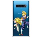 Funda original compatible con Samsung Galaxy S10 Plus - Dragon Ball Z Gotenks y Vegito