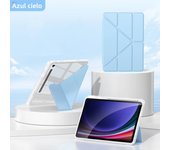 For Samsung Galaxy Tab S6 Lite S7 S7+ S8 11 S8+ S9 S9+ S10 S10+ 12.4 FE FE+ Plus Case Tab A8 A9 8.7 A9+ Plus Pencil Holder Cover