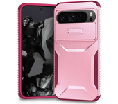 3IN1 Hybrid Heavy Duty  Armor Phone Case for Google Pixel 8 8A 9 Pro XL Slide Push Window Otter Case Box Frame Hard Back Cover