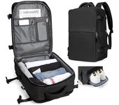 Mochipa Mujer Bolsas de viaje Equipaje de Mano avion Maletas de Viaje Cabina Mochila para Portátil Impermeable Mochela Escolar