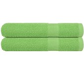 Toallas 2 piezas Manzana verde 100x200 cm 360g/m² 100% Algodón