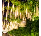 Meteor Shower Rain LED Fairy String Lights Festoon Street Garland Christmas Decorations for Home Outdoor Wedding New Year Decor