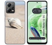 Funda Silicona para Xiaomi Redmi Note 12 5G diseño Concha Dibujos