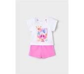 Moda infantil niña MAYORAL 3.213 060 CONJUNTO SHORT CAMELIA 35451 25V
