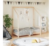 vidaXL Estructura de cama para niños madera maciza de pino 70x140 cm