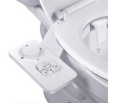 Bidet Attachment - Samodra Non-electric Cold Water Bidet Toilet Seat Attachment With Pressure Controls,retractable Self-cleaning Dual Nozzles For Fron