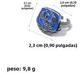 Game Dark Souls Series Men Rings Havel's Demon's Scar Chloranthy Badge Adjustable Ring Male Fans Cosplay Jewelry Accessories