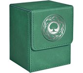 MTG Card Deck Box,hold 100+ single sleeved cards,PU leather denim embossed.