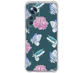 Funda Silicona Antigolpes para Xiaomi 12T / 12T Pro 5G diseño Flores 10 Dibujos