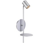 Lámpara de Cocina Mayra, Metal, Plata, 19,5x15x51,5 cm