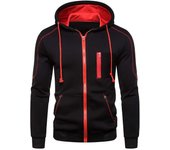 Mens Hooded Coats Casual Zip Hoodie Sweatshirt Jackets Athlete Running Hiking Sportswear Fleece Hoodie Jacket