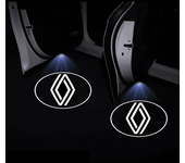 Car Door LED HD Welcome Courtesy Shadow Projector Lamp Logo Light For Renault Megane 2 3 4 Twingo Clio Talisman Captur Trafic RS