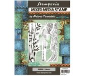 STAMPERIA                           SELLO CAUCHO STAMPERIA JAPAN BAMBOO 15x20 CM