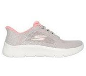 Zapatilla  Mujer Skechers Slip-Ins Go Walk Flex Beige/Coral