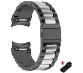 No Gaps Quick Fit Stainless Steel Strap For Samsung Galaxy Watch 6 Classic 43 47mm For Galaxy 6 5 4 44 40mm 5 Pro 45mm Bracelet
