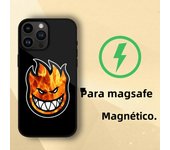 Trendy Brand S-Spitfire Phone Case For iPhone 15 14 13 12 11 Pro Max Plus Phone Wireless Magnetic Magsafe Charging Shell