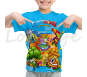 Children 3D Print Super Zings Series 7 T-shirt Summer Kids Cartoon Anime Tshirt Boys Girls Superzings T Shirt Baby Tee Cute Tops