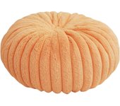 Cojín redondo de suelo con forma de calabaza, cojín decorativo de felpa suave para sofá cama, cojín para sala de estar (verde, 35 x 35 cm)