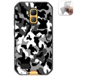 Tumundosmartphone Funda Gel Tpu para Ulefone Armor X7 / X7 Pro diseño Snow Camuflaje Dibujos