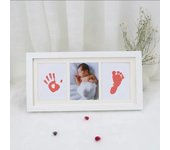 Newborn Memorial Ink Hand Foot Print Photo Frame Baby DIY Handprint Footprint Picture Frame Growing Souvenir Items Paw Print Pad