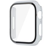 Glass+Case For Apple Watch 8 7 45mm 44mm 41mm 40mm PC Screen Protector Cover iwatch Series 3/4/5/6/SE/7/8 SmartWatch Accessories