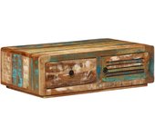 vidaXL Mesa de centro de madera maciza reciclada 90x60x29 cm, 89x55x29 cm, Mesita de Salón o Comedor o Auxiliar Mesa de Café Meuble Salón