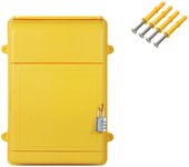 Wall Hanging Mailbox Post Box with Code Lock Donation Box Postbox Drop Box for Envelopes, Newspapers
