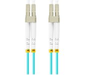 Lanberg - FO-LULU-MD31-0020-TQ cable de fibra optica 2 m LC OM3 Color aguamarina FO-LULU-MD31-0020-TQ