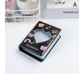 INS Photo Album 3 Inch Photocard Holder Kpop Idols Cards Collect Book 40 Pockets for Mini Instax Photos