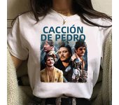 Anime Pedro Pascal Graphic Print T Shirt Fashion Streetwear Casual Crew Neck Short Sleeve Plus Size T Shirt Women