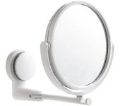 Maquillaje de aumento de afeitar espejo de vanidad-360 giratorio baño espejo de montaje en pared