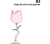 Rose-Shaped Red Wine Glasses Rose Shape Wine Glass With Colored Rose Leaves 150/400ml Rose Shaped Red Wine Goblet Cocktail Cup