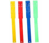 4 bandas de identificación portátiles para patas de ganado, coloridas, para suministros de granja, hogar y aves de corral.