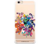 Funda original compatible con iPhone 6 o 6S con un diseño de JL Multipersonaje Colores Claros