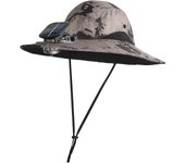 Sombrero de ala ancha con ventilador solar, ideal para pesca al aire libre y playa, ideal para sombra en verano.