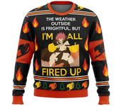 Fairy Tail Chibi XMAS Ugly Christmas Sweater Christmas Sweater Gift Santa Claus Pullover Kids 3D Sweatshirt And Top Autumn Winte