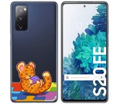 Tumundosmartphone Funda Gel Transparente para Samsung Galaxy S20 FE diseño Leopardo Dibujos